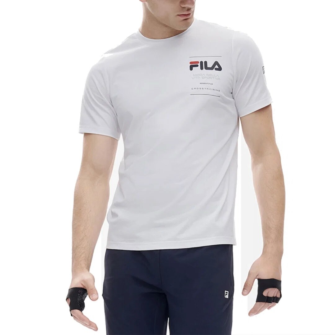 Maglietta con logo della collezione Athletics "White"