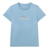 Maglietta con stampa del logo Athletics, blu