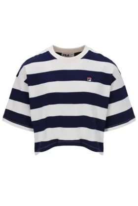 Maglietta corta squadrata Fila Genoa in blu navy