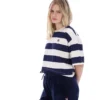 Maglietta corta squadrata Fila Genoa in blu navy