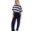 Maglietta corta squadrata Fila Genoa in blu navy