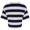 Maglietta corta squadrata Fila Genoa in blu navy