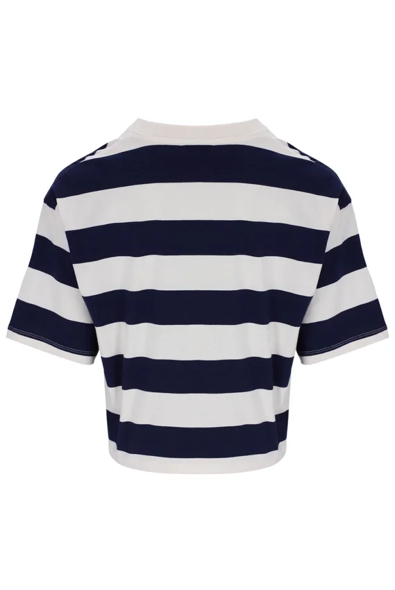 Maglietta corta squadrata Fila Genoa in blu navy