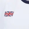 Maglietta da tennis da donna bianca GB