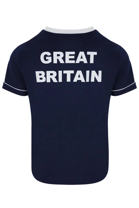 Maglietta da tennis da donna Fila GB blu navy