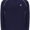 Maglietta da tennis da uomo a maniche lunghe blu navy