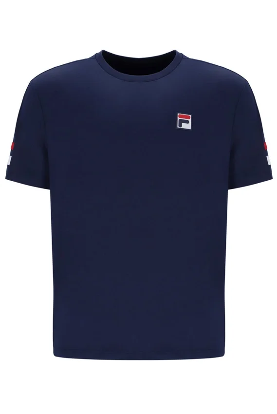 Maglietta da tennis da uomo blu navy