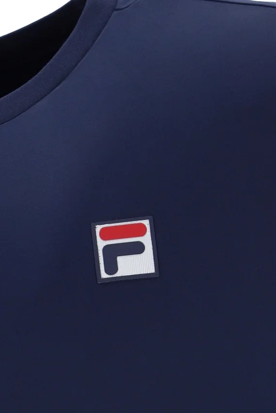 Maglietta da tennis da uomo blu navy