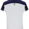 Maglietta da tennis da uomo con collo Henry Off White