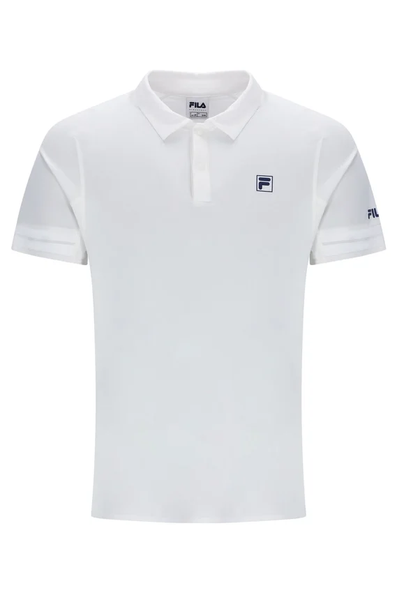 Maglietta da tennis polo da uomo bianco sporco