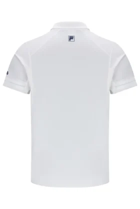 Maglietta da tennis polo da uomo bianco sporco