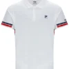 Maglietta da tennis Polo da uomo con motivo bianco