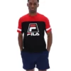 Maglietta Damon Cut and Sew nera