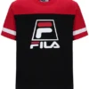 Maglietta Damon Cut and Sew nera