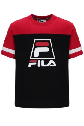 Maglietta Damon Cut and Sew nera