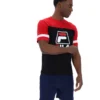Maglietta Damon Cut and Sew nera