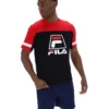 Maglietta Damon Cut and Sew nera