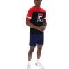 Maglietta Damon Cut and Sew nera