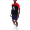 Maglietta Damon Cut and Sew nera