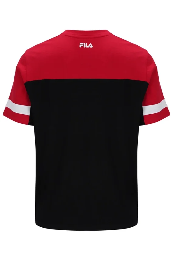 Maglietta Damon Cut and Sew nera