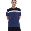 Maglietta Fila Aiden Cut and Sew blu navy