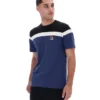 Maglietta Fila Aiden Cut and Sew blu navy