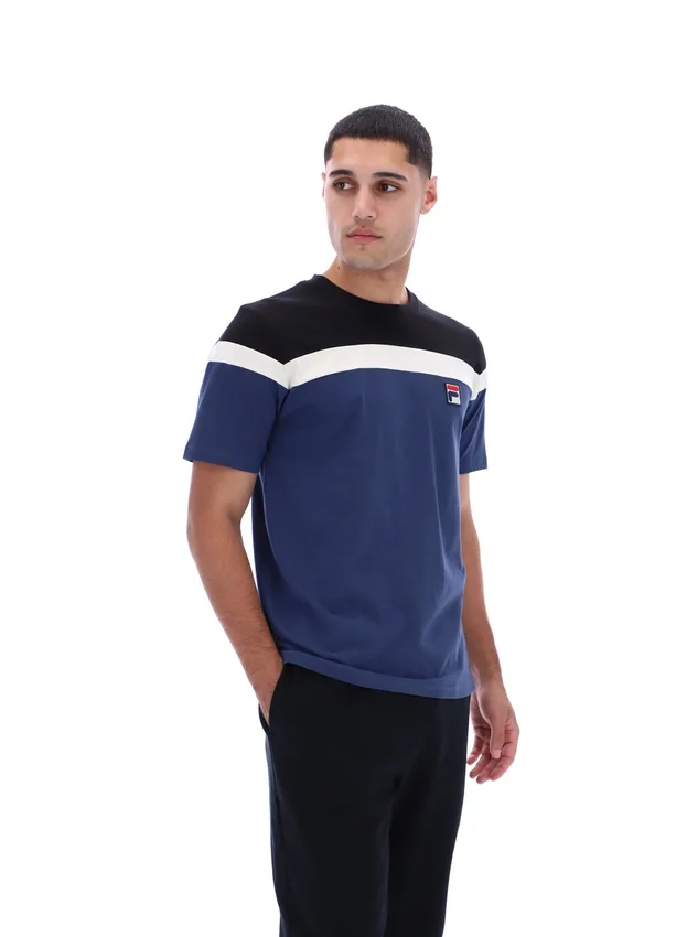 Maglietta Fila Aiden Cut and Sew blu navy