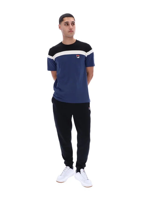 Maglietta Fila Aiden Cut and Sew blu navy