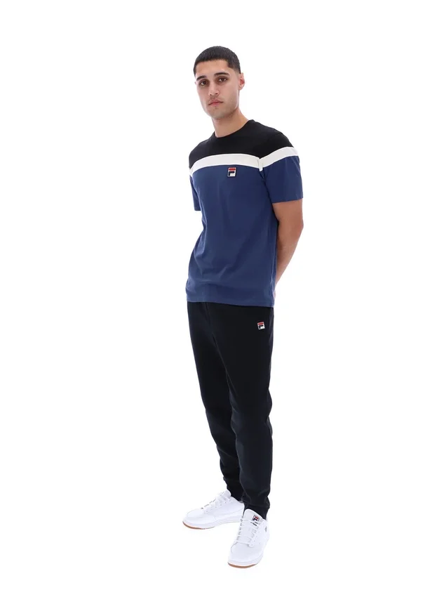 Maglietta Fila Aiden Cut and Sew blu navy