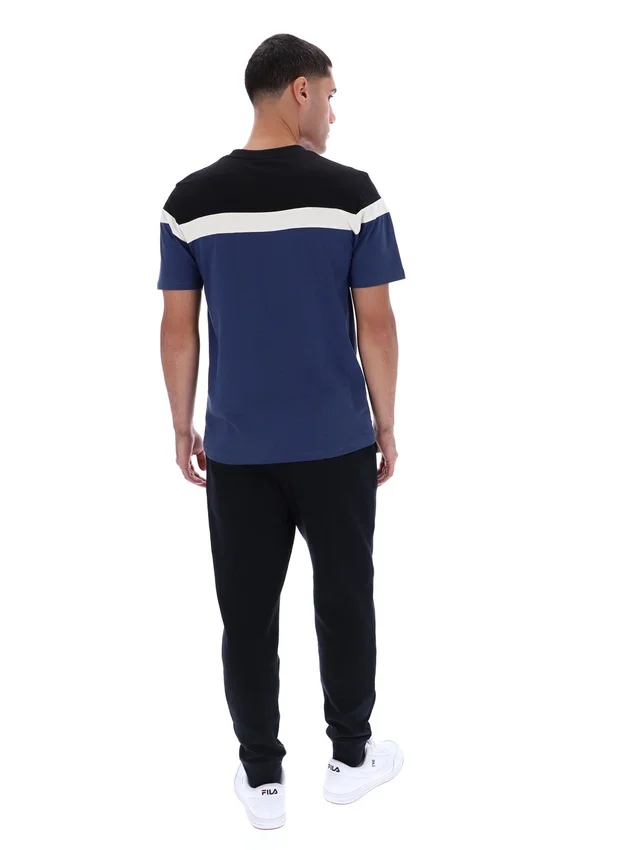 Maglietta Fila Aiden Cut and Sew blu navy