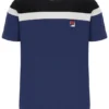 Maglietta Fila Aiden Cut and Sew blu navy