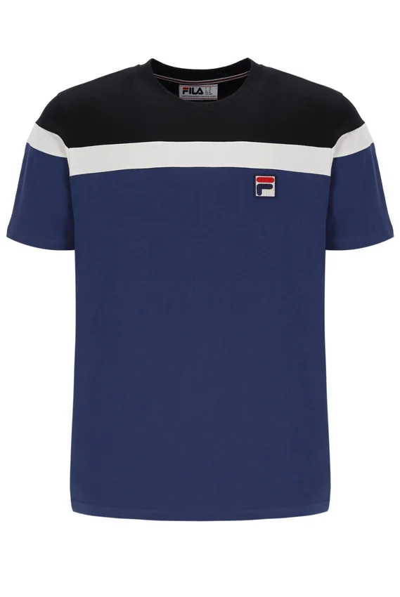 Maglietta Fila Aiden Cut and Sew blu navy