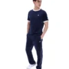 Maglietta Fila Basilio in velluto blu navy