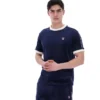 Maglietta Fila Basilio in velluto blu navy