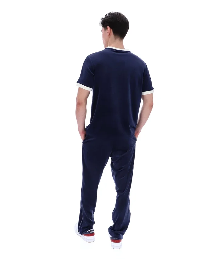 Maglietta Fila Basilio in velluto blu navy