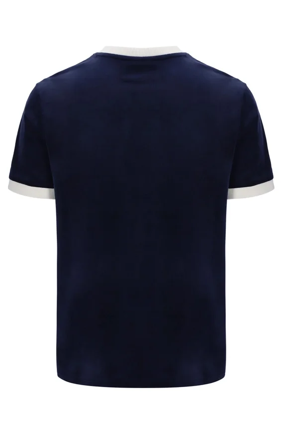 Maglietta Fila Basilio in velluto blu navy
