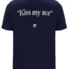 Maglietta Fila blu navy con grafica Osvaldo