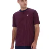 Maglietta Fila blu navy con stampa Nilo a righe sottili