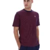 Maglietta Fila blu navy con stampa Nilo a righe sottili