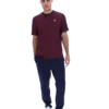 Maglietta Fila blu navy con stampa Nilo a righe sottili