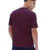 Maglietta Fila blu navy con stampa Nilo a righe sottili
