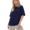 Maglietta Fila Cinzia in stile boyfriend blu navy