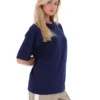Maglietta Fila Cinzia in stile boyfriend blu navy