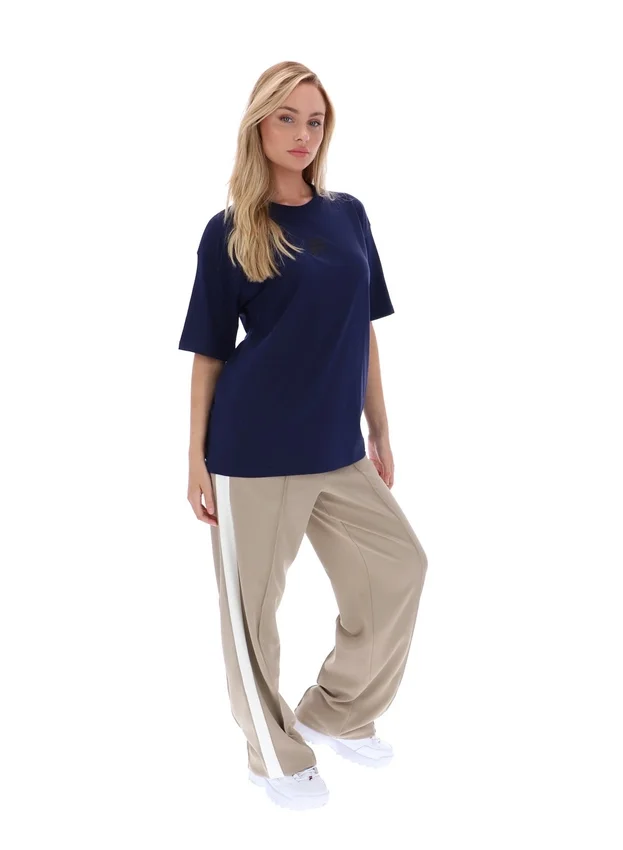Maglietta Fila Cinzia in stile boyfriend blu navy