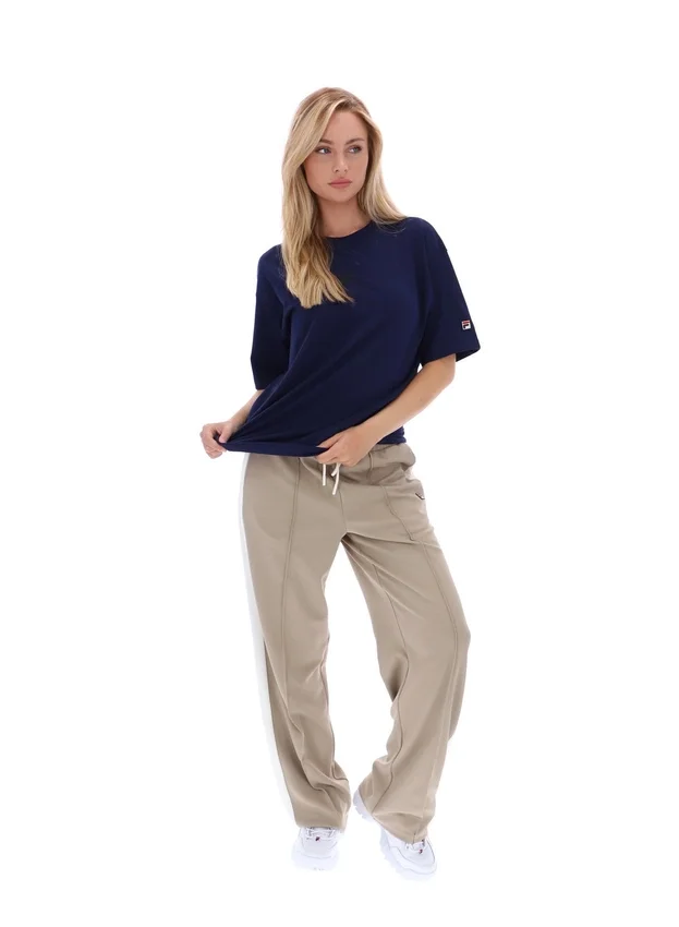 Maglietta Fila Cinzia in stile boyfriend blu navy