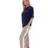 Maglietta Fila Cinzia in stile boyfriend blu navy