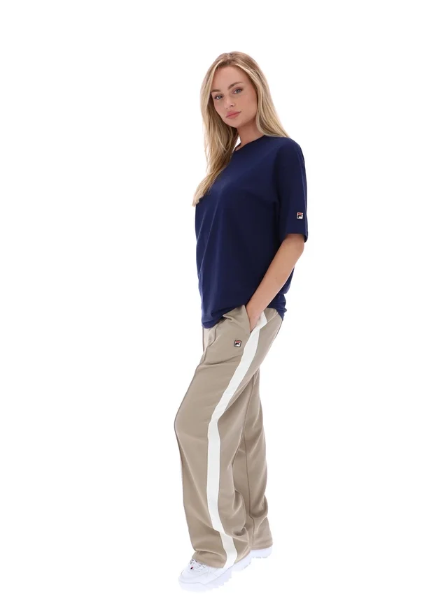Maglietta Fila Cinzia in stile boyfriend blu navy