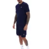 Maglietta Fila Navy Ash Micro Waffle Ringer