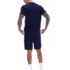 Maglietta Fila Navy Ash Micro Waffle Ringer