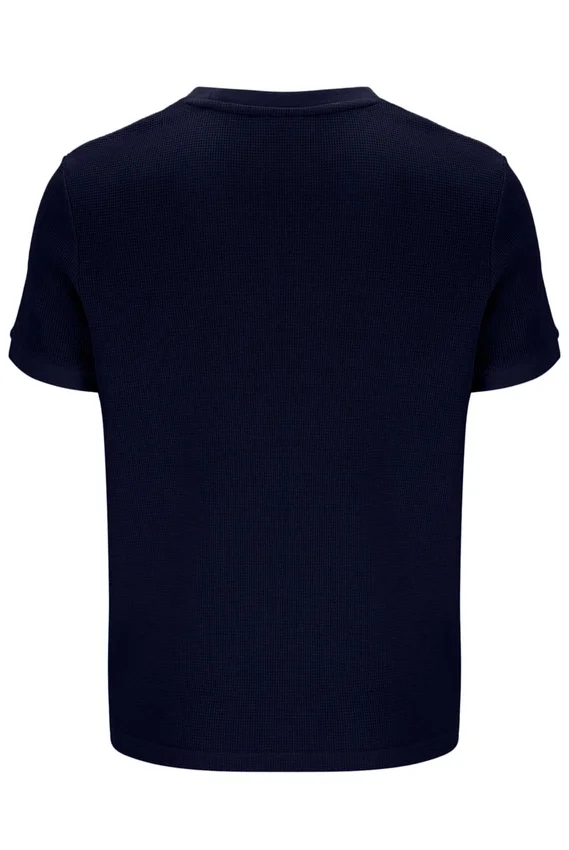 Maglietta Fila Navy Ash Micro Waffle Ringer